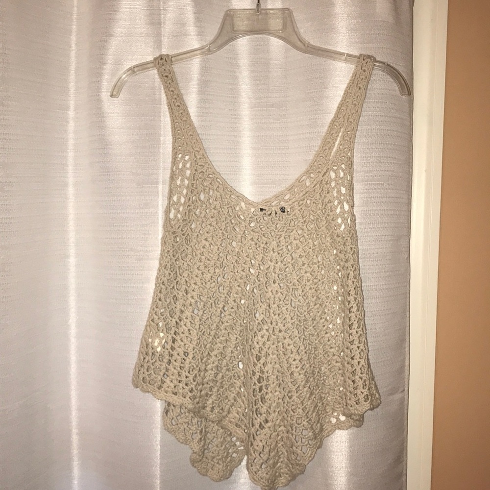Cute Boho crochet tank top
